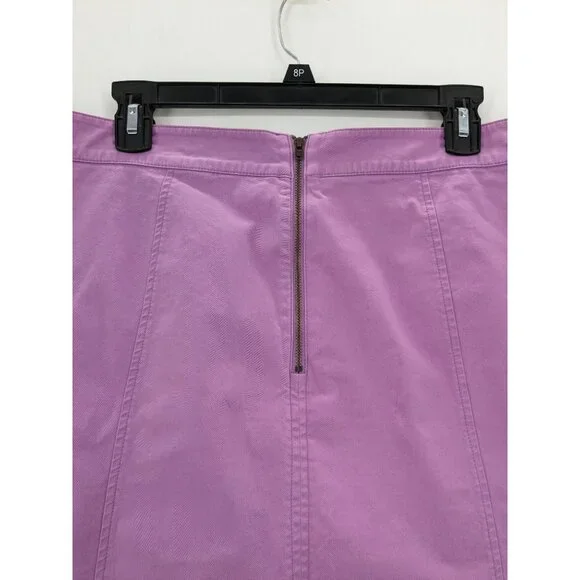 Boden Mini Skirt A line Stretch Pocket Streetwear Festival Preppy Size 12 Petite - Picture 6 of 12